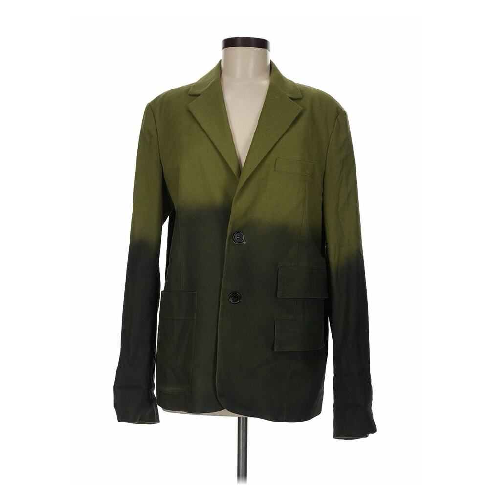 BOBBLEHAUS Twill Ombre Suit Jacket Green M Unisex